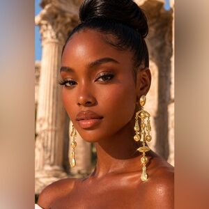 ✨ Schiaparelli-Inspired Evil Eye Statement Earrings ✨